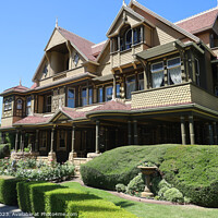 Buy canvas prints of Winchester Mystery House in San Jose California by Arun 