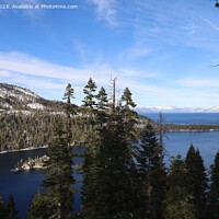 Buy canvas prints of Lake Tahoe in the winter by Arun 