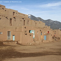 Buy canvas prints of Taos Pueblo in New Mexico by Arun 
