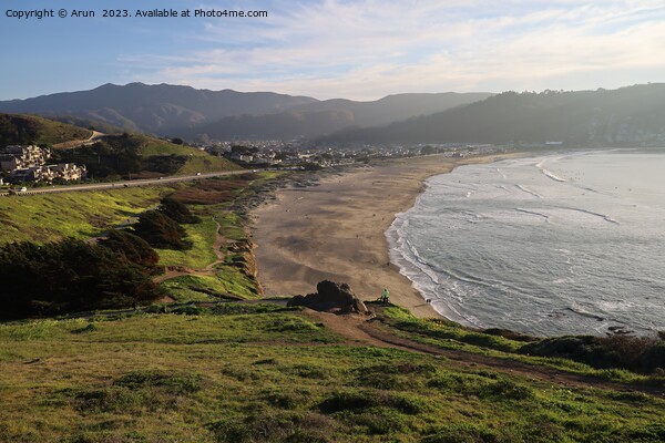 Coastal view along highway 1 in Pacifica california Picture Board by Arun 