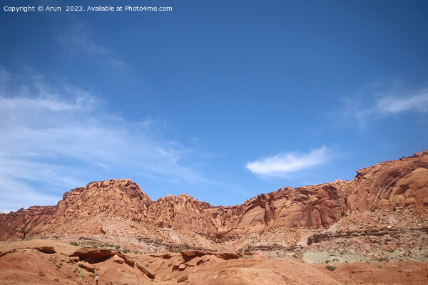 Capitol Reef national park Utah Picture Board by Arun 