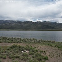 Buy canvas prints of Marshes, sloughs and lakes at Koosharem, Utah by Arun 
