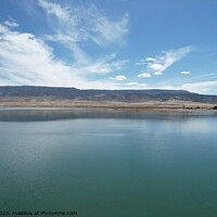Buy canvas prints of Aerial view of Otter lake Utah by Arun 