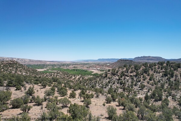 Desert landscape Utah Picture Board by Arun 