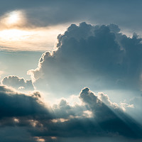 Buy canvas prints of Dramatic sky - light from heaven. Sun and clouds. by Przemek Iciak