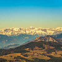 Buy canvas prints of View from Shockl mountain in Graz. Tourist spot in Graz Styria. by Przemek Iciak
