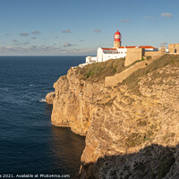 Buy canvas prints of Farol do Cabo de Sao Vicente Lighthouse in Sagres, Portugal by Luis Pina