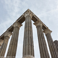 Buy canvas prints of Roman Templo de Diana temple in Evora, Portugal by Luis Pina