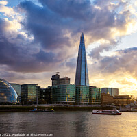 Buy canvas prints of Shard and City Hall in London, England by Luis Pina
