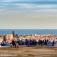 Buy canvas prints of Park Guell View by Luis Pina