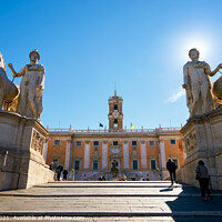 Buy canvas prints of Campidoglio square in Rome, Italy by Luis Pina