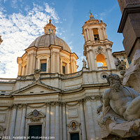 Buy canvas prints of Sant'Agnese in Agone in Rome, Italy by Luis Pina