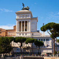 Buy canvas prints of Altar of the Fatherland in Rome, Italy by Luis Pina