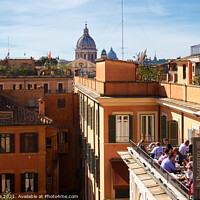 Buy canvas prints of Spanish Steps View by Luis Pina
