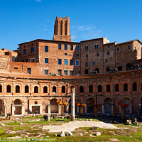 Buy canvas prints of Trajan's Market in Rome by Luis Pina