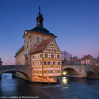 Buy canvas prints of Bamberg Alte Rathaus Old City Hall, in Germany by Luis Pina