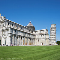 Buy canvas prints of Pisa Cathedral Cattedrale di Pisa on a sunny day by Luis Pina