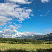 Buy canvas prints of Great Smoky Mountain NP view from  Cades Cove, Ten by Miro V