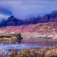 Buy canvas prints of Historic Lee's Ferry on the Colorado River. by BRADLEY MORRIS