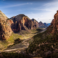Buy canvas prints of Zion Canyon National Park by BRADLEY MORRIS