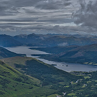 Buy canvas prints of View across Loch Leven, Glencoe by Nathalie Naylor