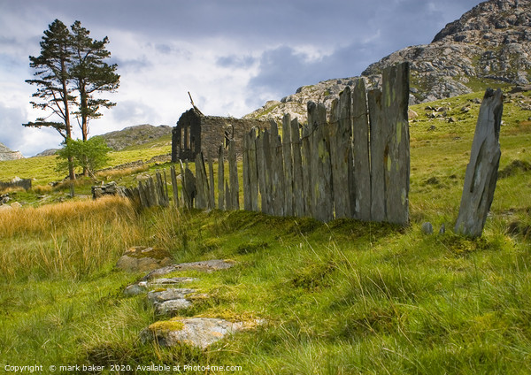 Slate wall and Chapel. Picture Board by mark baker