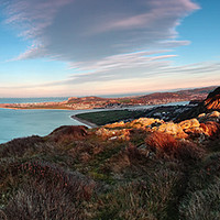 Buy canvas prints of The Great Orme, Llandudno and Deganwy by mark baker
