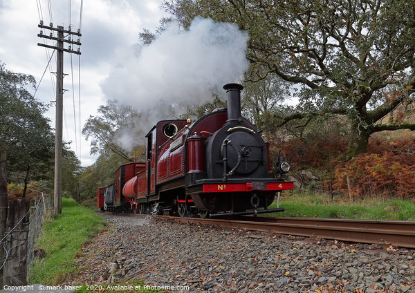 Palmerston with goods train. Picture Board by mark baker