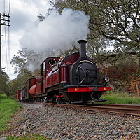 Buy canvas prints of Palmerston with goods train. by mark baker