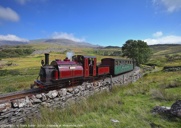 Welsh Highland Railway Vintage Train. Picture Board by mark baker