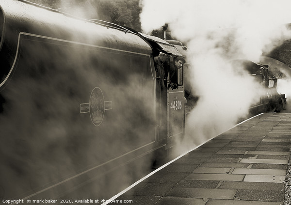 5 & manor at llangollen Picture Board by mark baker