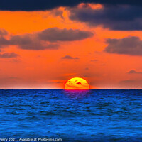 Buy canvas prints of Sunset La Jolla Shores Beach San Diego California by William Perry