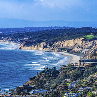 Buy canvas prints of La Jolla Heights Shores Beach San Diego California by William Perry