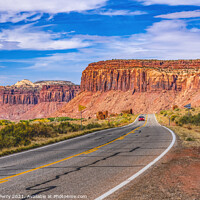 Buy canvas prints of Highway 211 Mesas Canyonland Needles Utah by William Perry