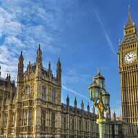 Buy canvas prints of Big Ben Tower Westminster Bridge Houses of Parliament Westminste by William Perry