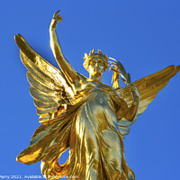 Buy canvas prints of Winged Victory Victoria Memorial Buckingham Palace Westminster L by William Perry