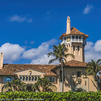 Buy canvas prints of Mar-A-Lago Trump's House Palm Beach Florida by William Perry