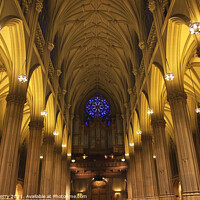 Buy canvas prints of St. Patrick's Cathedral Insides New York City by William Perry