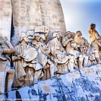 Buy canvas prints of Monument to Diiscoveries Explorers Tagus River Belem Lisbon Port by William Perry