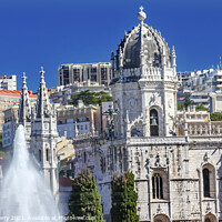 Buy canvas prints of Monastery Saint Jerome Belem Lisbon Portugal by William Perry