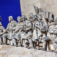 Buy canvas prints of Monument to Diiscoveries Explorers Tagus River Belem Lisbon Port by William Perry