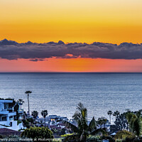 Buy canvas prints of Watching Sunset La Jolla Heights San Diego California by William Perry