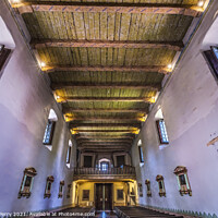 Buy canvas prints of Basilica Entrance Rear Mission San Diego de Alcala California  by William Perry