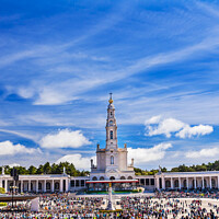 Buy canvas prints of May 13th Celebration Mary Appearance Fatima Portugal by William Perry
