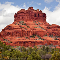 Buy canvas prints of Bell Rock Butte Orange Red Rock Canyon Sedona Arizona by William Perry