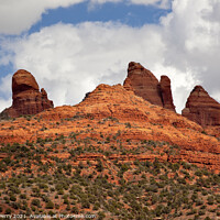 Buy canvas prints of Snoopy Rock Butte Orange Red Rock Canyon Sedona Arizona by William Perry