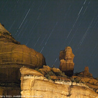 Buy canvas prints of Boynton Red Rock Canyon Star Trails Sedona Arizona by William Perry