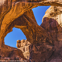 Buy canvas prints of Double Arch Rock Canyon Windows Section Arches National Park Moa by William Perry