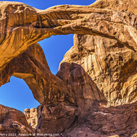 Buy canvas prints of Double Arch Rock Canyon Windows Section Arches National Park Moa by William Perry