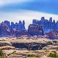 Buy canvas prints of Sandstone Spires Canyonlands Needles District Utah by William Perry